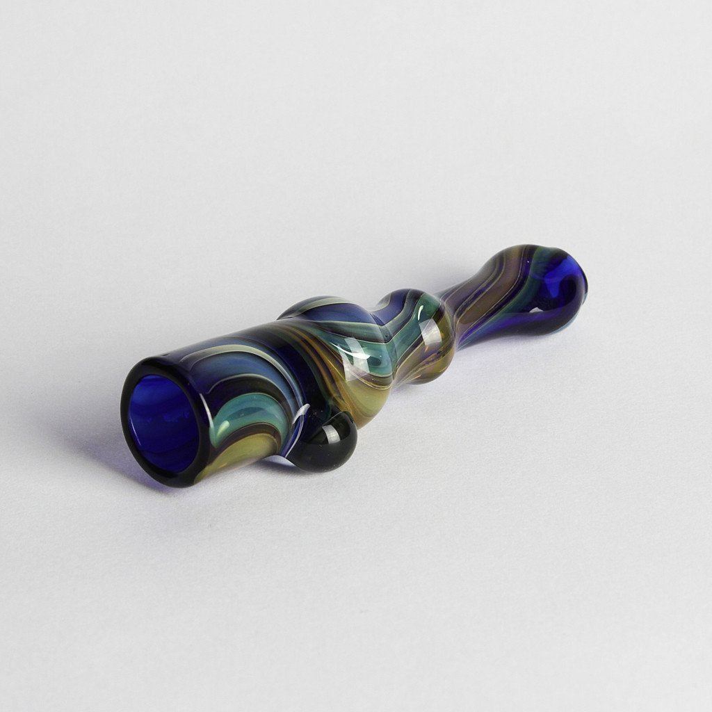 Gold and Silver Fume Stripe Bat