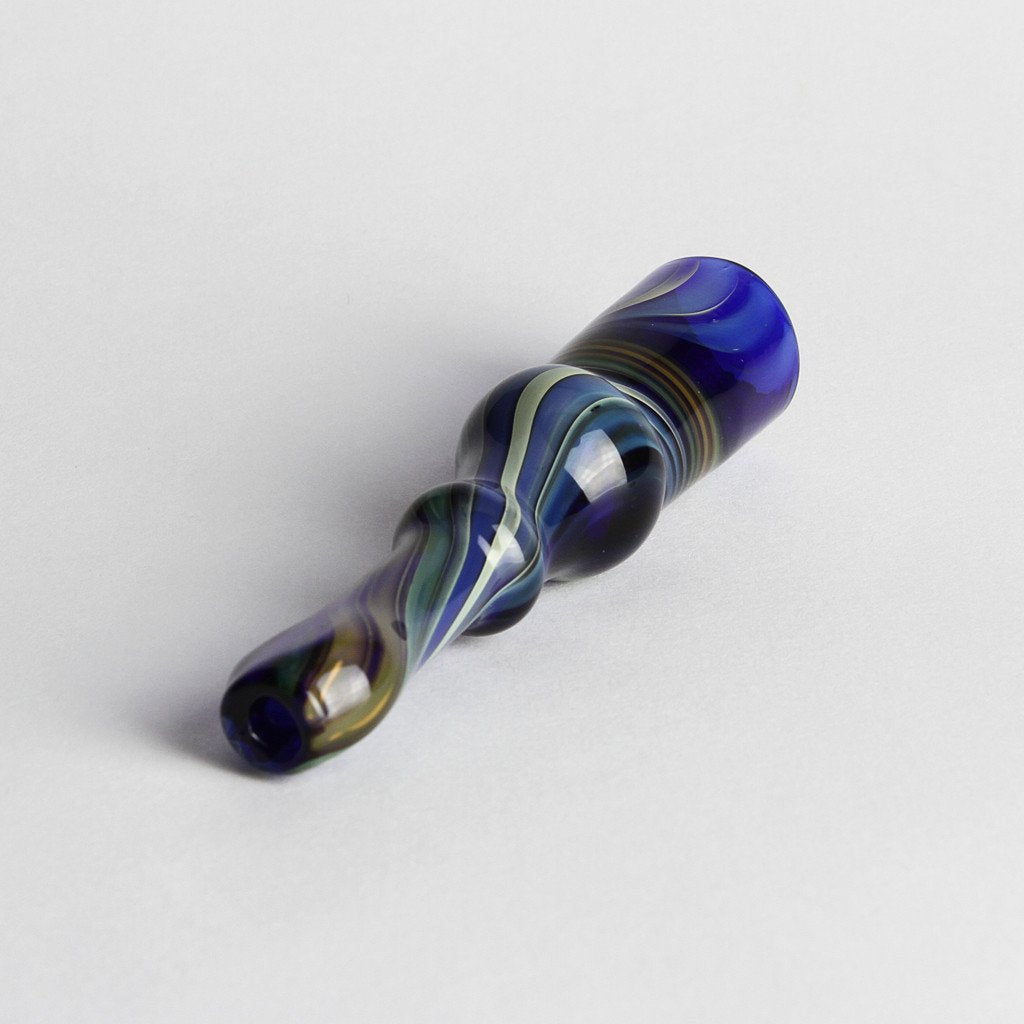 Gold and Silver Fume Stripe Bat