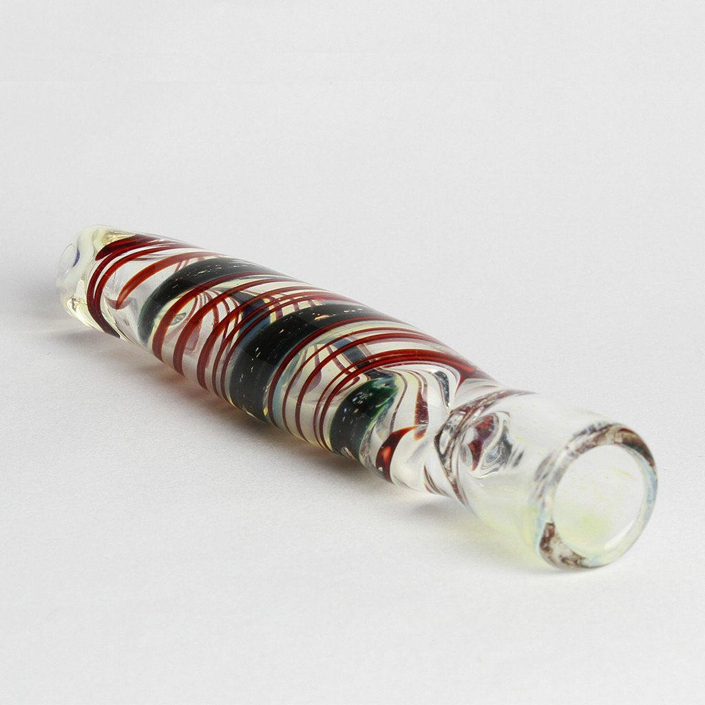 3" Simply Festive Red and Green Chillum