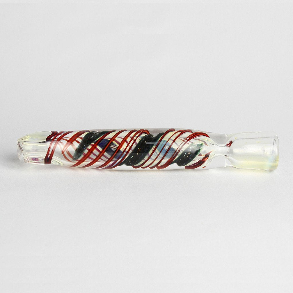 3" Simply Festive Red and Green Chillum