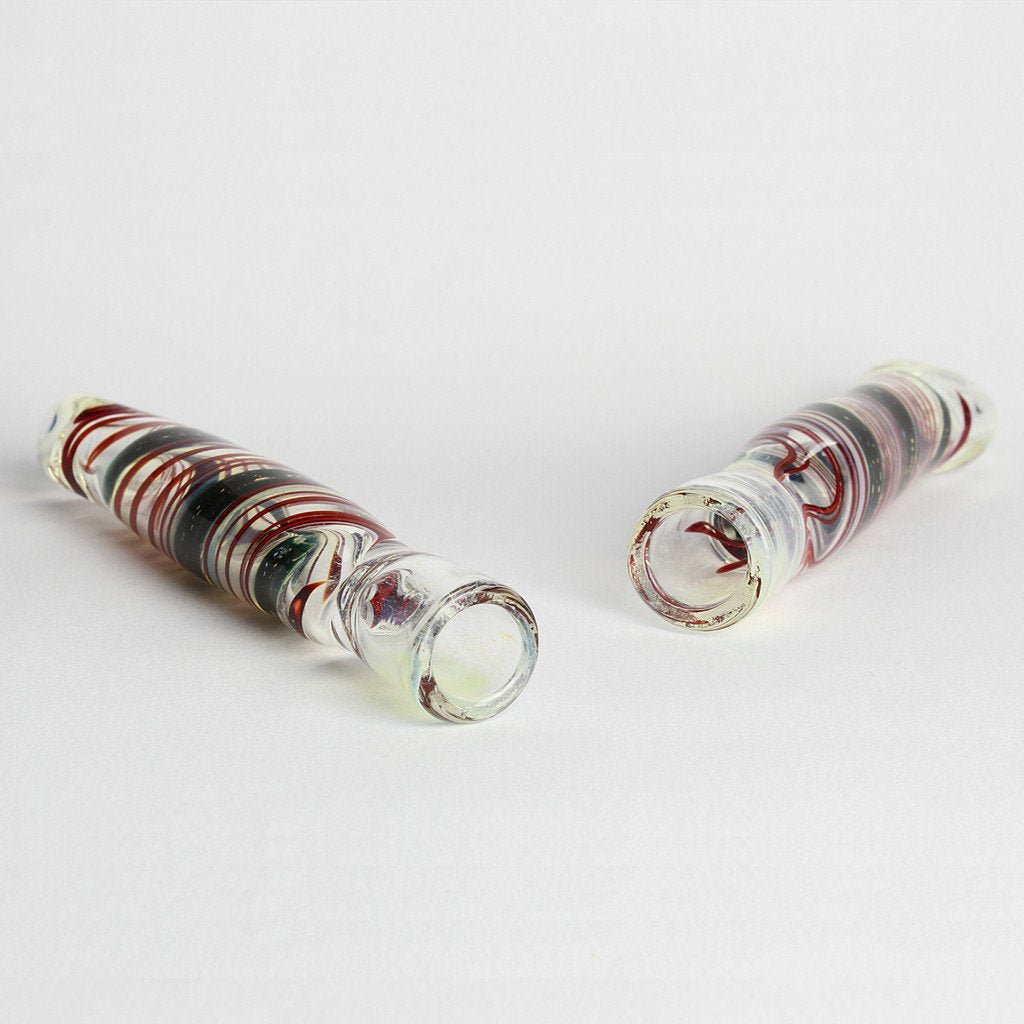 3" Simply Festive Red and Green Chillum