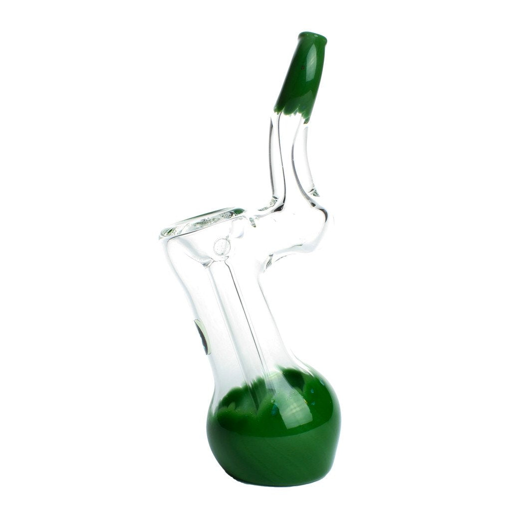 Green mini stinger sherlock bubbler from Mathematix