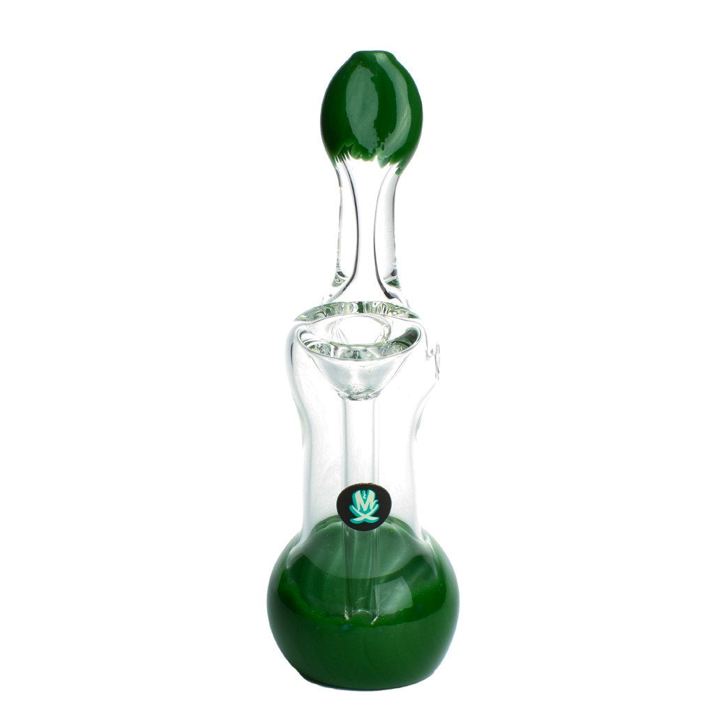 Green mini stinger sherlock bubbler from Mathematix
