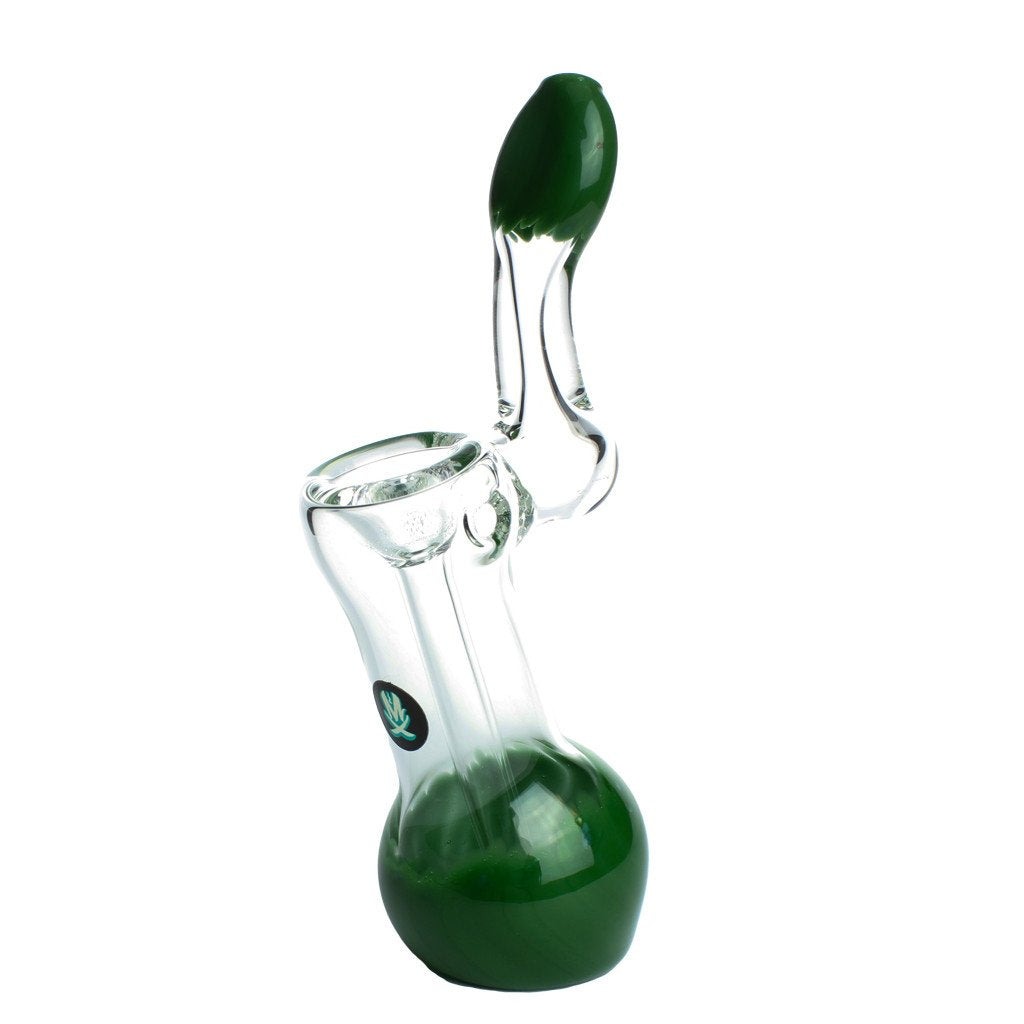 Green mini stinger sherlock bubbler from Mathematix
