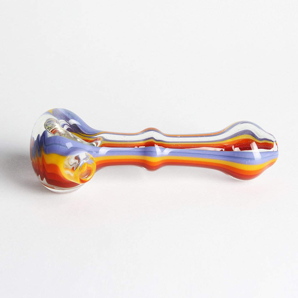 Violet Color Static UV Glass Spoon