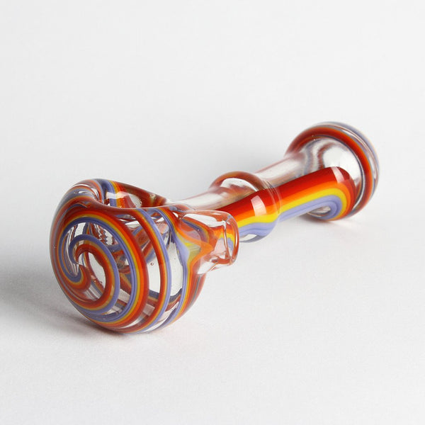 Color Swirl UV Glass Spoon