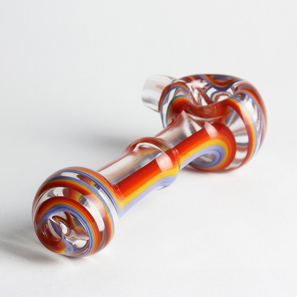 Color Swirl UV Glass Spoon