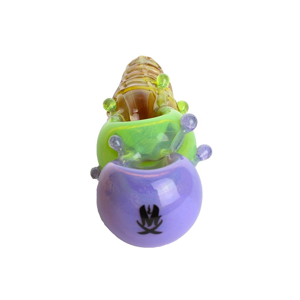 Munchies Double Scoop Ice Cream Cone Pipe Green and Purple from Mathematix