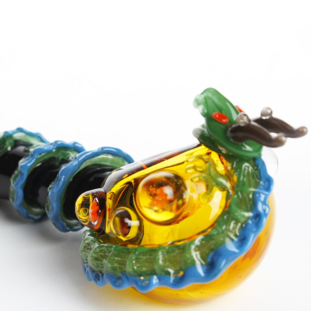 Dragon Sphere Large Spoon Hand Pipe (Dragon Ball Z) from Empire Glassworks