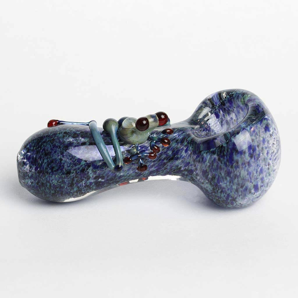 Blue Frog Frit Spoon