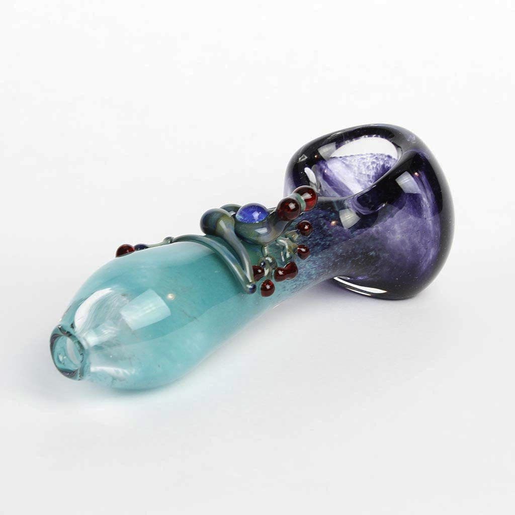 Purple Frog Frit Spoon