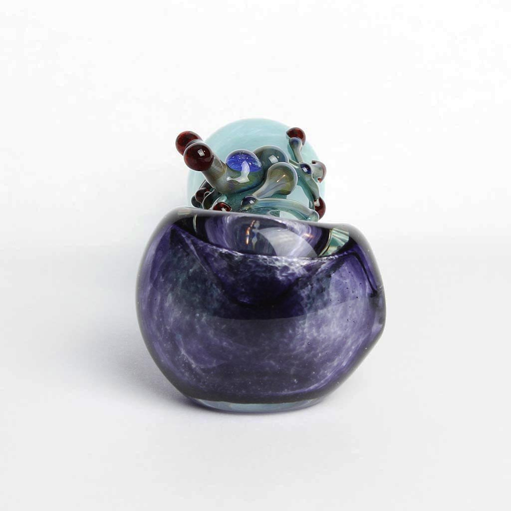 Purple Frog Frit Spoon