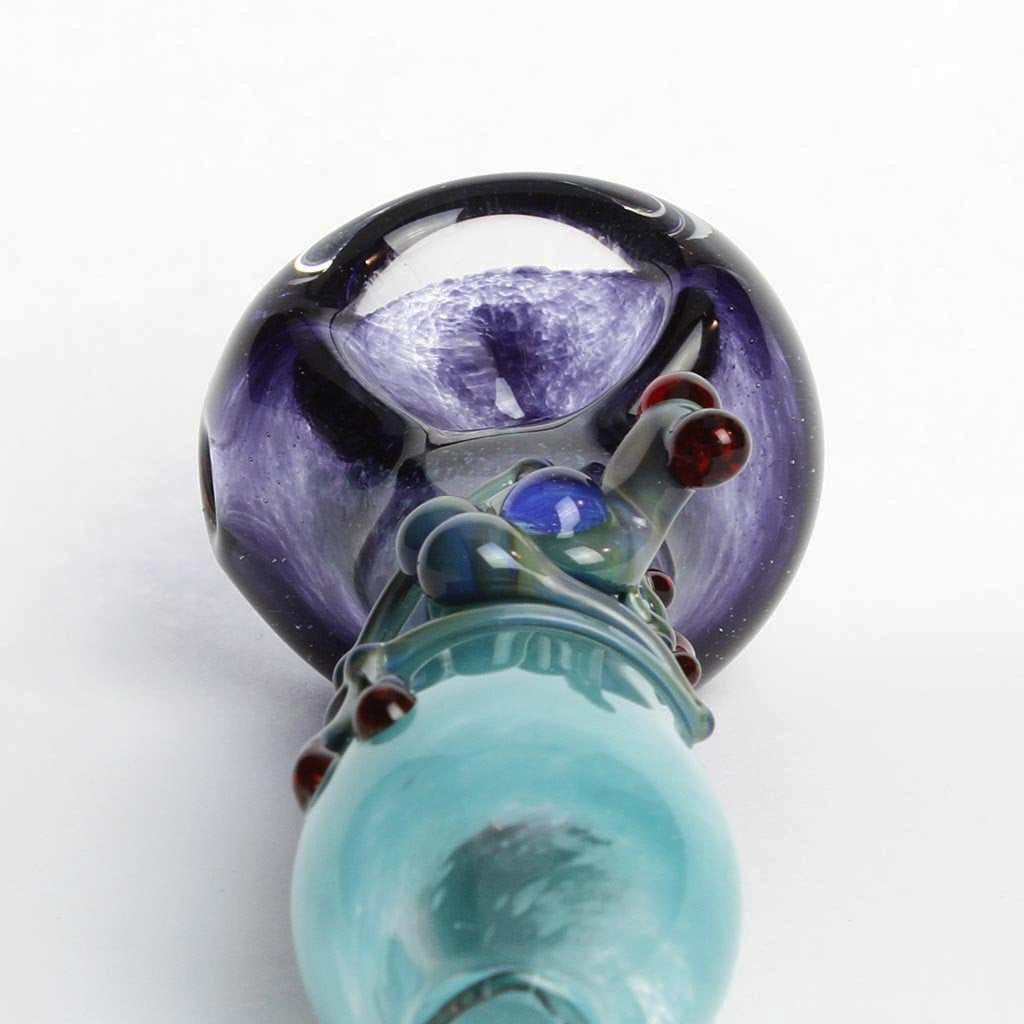 Purple Frog Frit Spoon