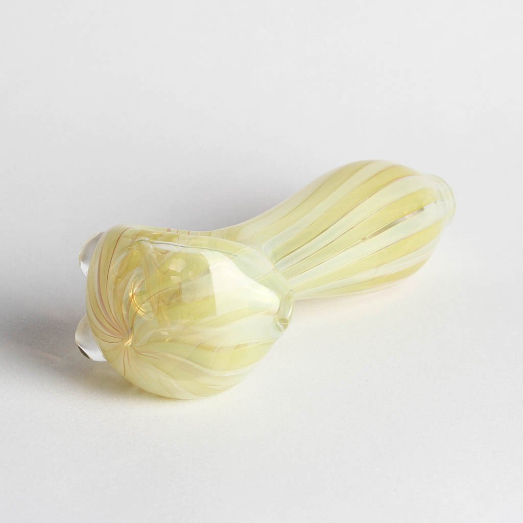 Gold and Silver Fume Stripe Spoon