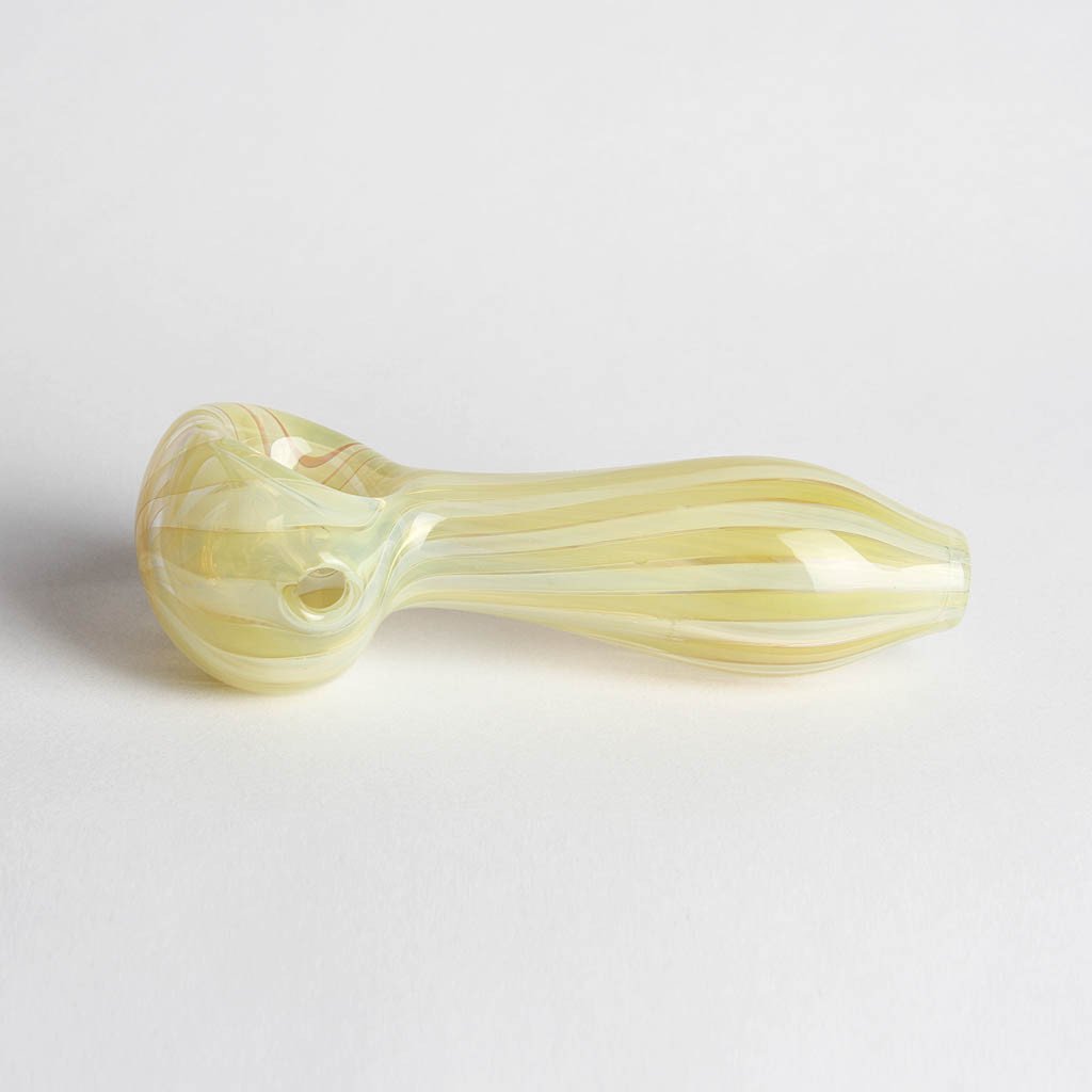 Gold and Silver Fume Stripe Spoon