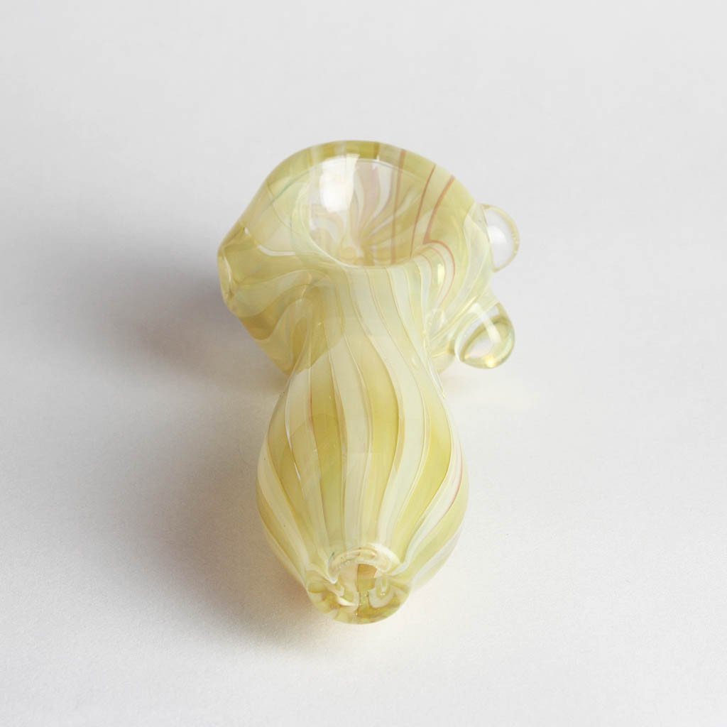 Gold and Silver Fume Stripe Spoon