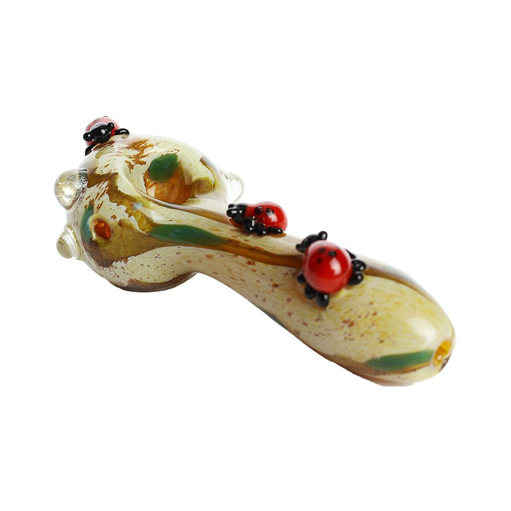 Small Ladybug Spoon Pipe from Empire Glassworks