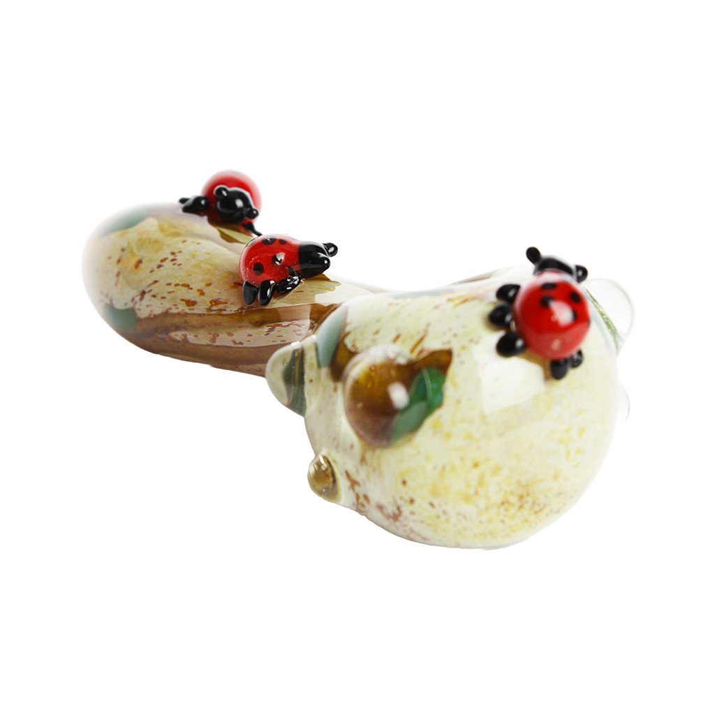 Small Ladybug Spoon Pipe from Empire Glassworks