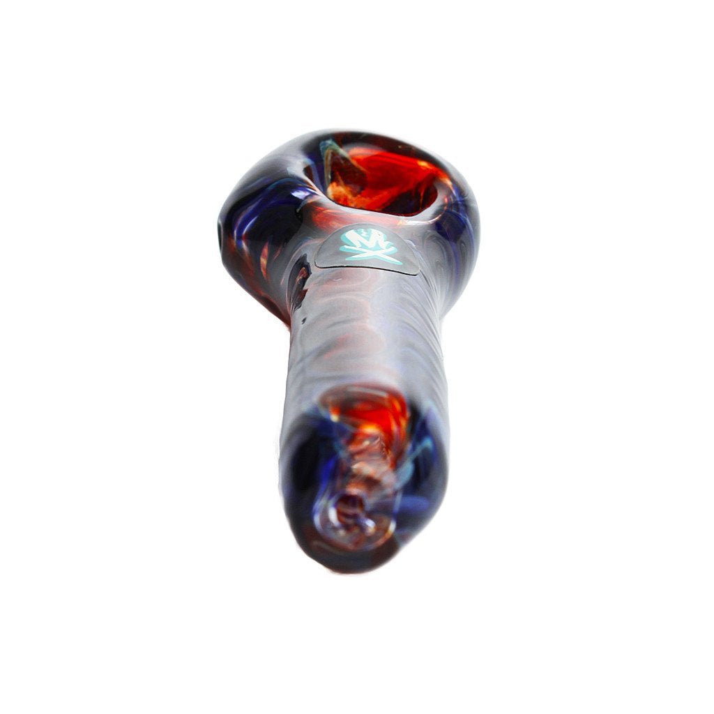 Mini 4 Color Smear Spoon Hand Pipe from Mathematix