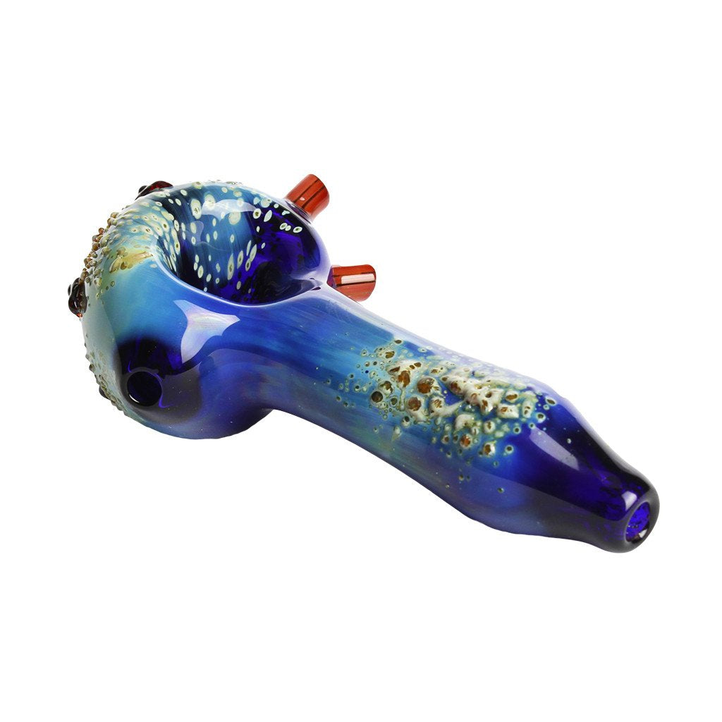 Sea Themed Blue and Red Ocean Sand Beach Hand Pipe