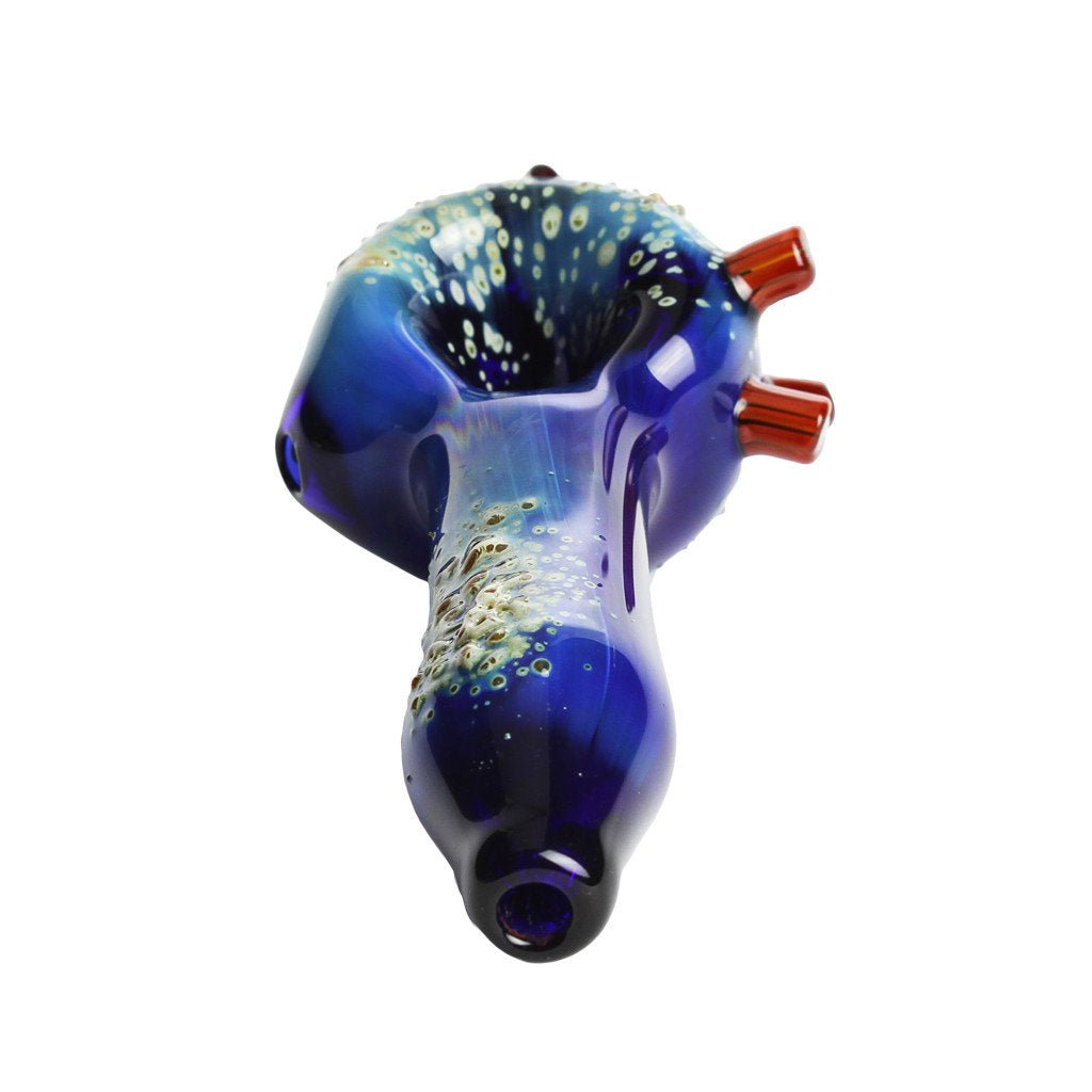 Sea Themed Blue and Red Ocean Sand Beach Hand Pipe