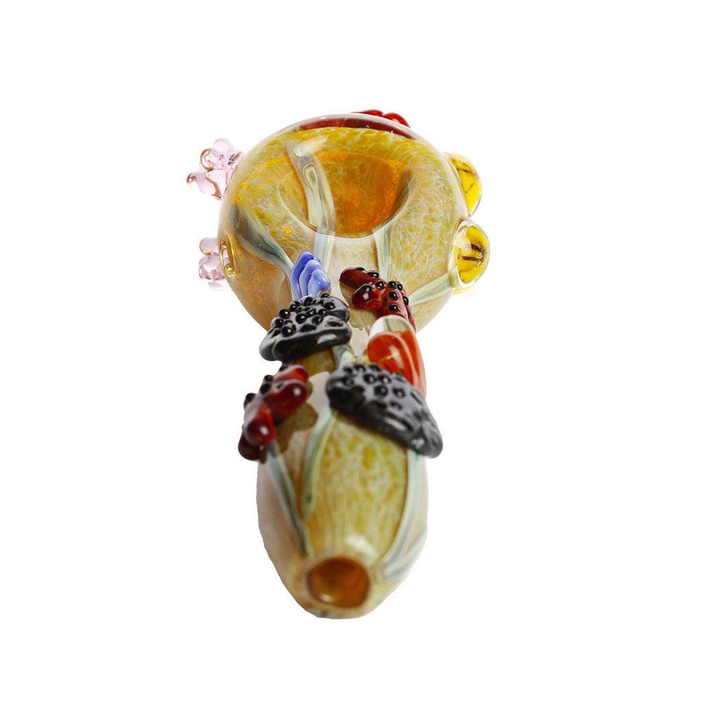 Under the Sea Ocean Creature Themed Spoon Hand Pipe from Empire Glassworks