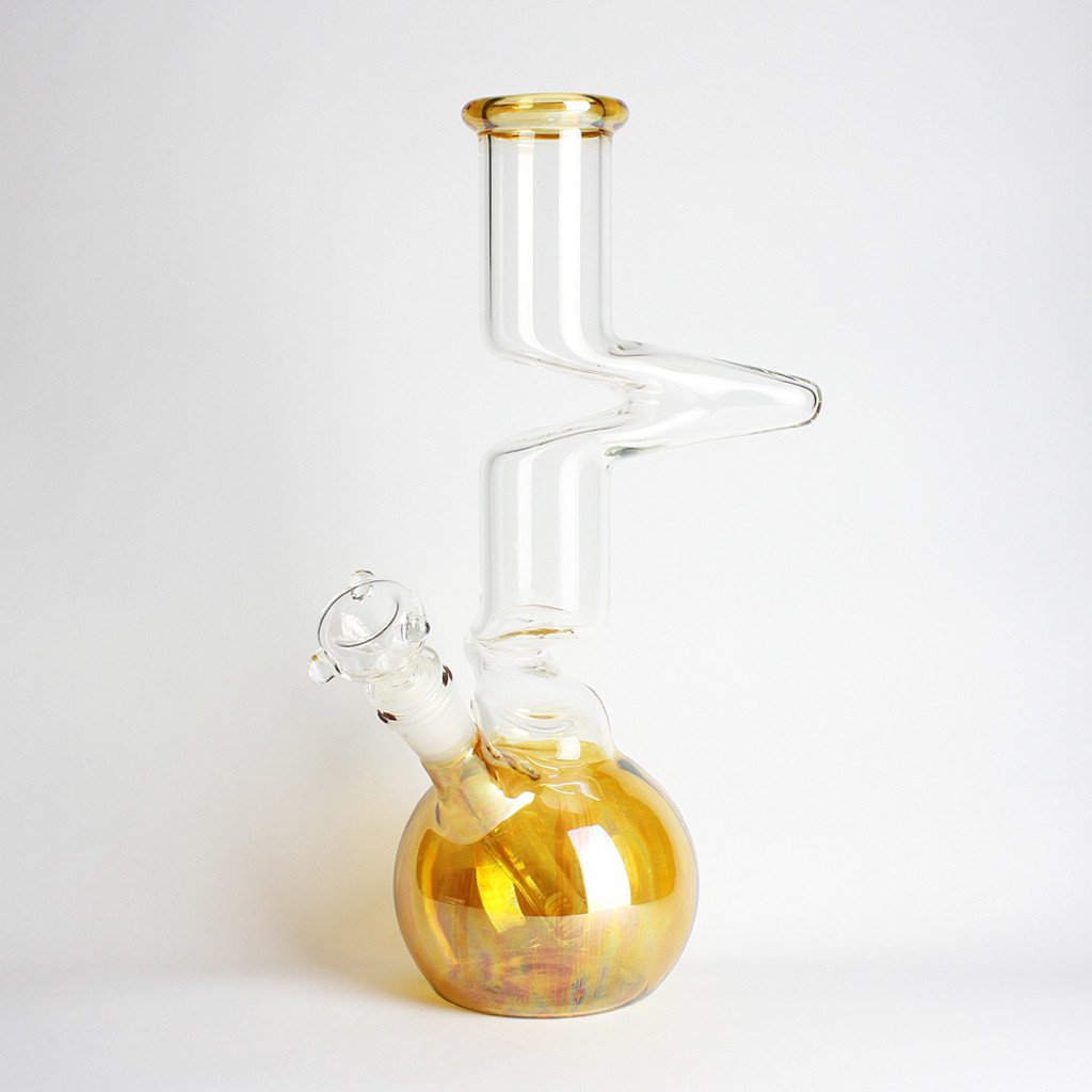 12" Dual Layer Gold Zong Water Pipe