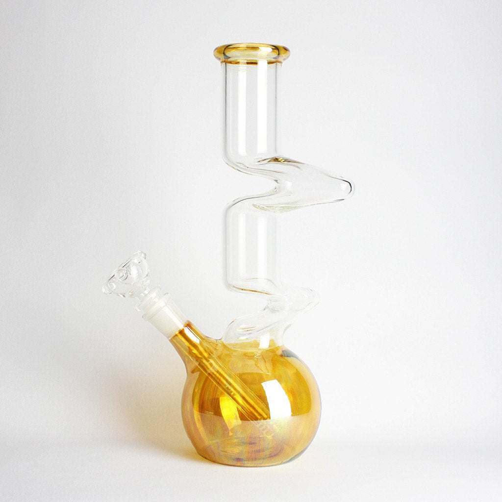 12" Dual Layer Gold Zong Water Pipe