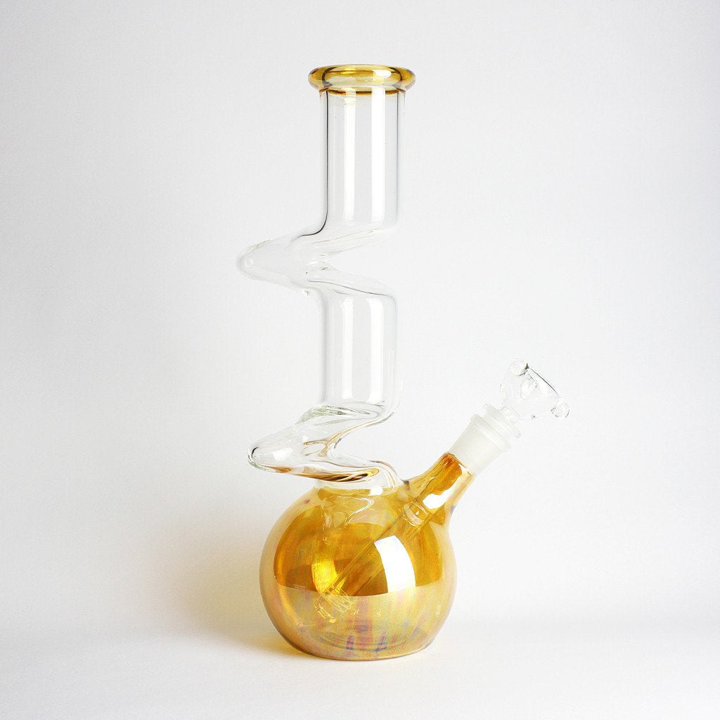 12" Dual Layer Gold Zong Water Pipe