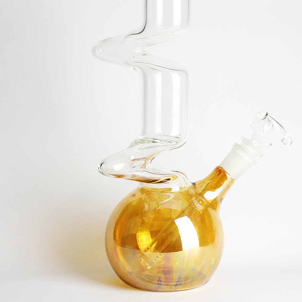 12" Dual Layer Gold Zong Water Pipe
