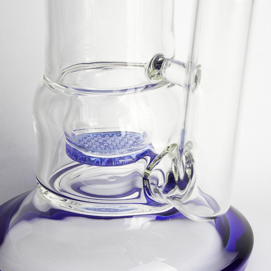 17" "The One" Blue Accented Water Pipe