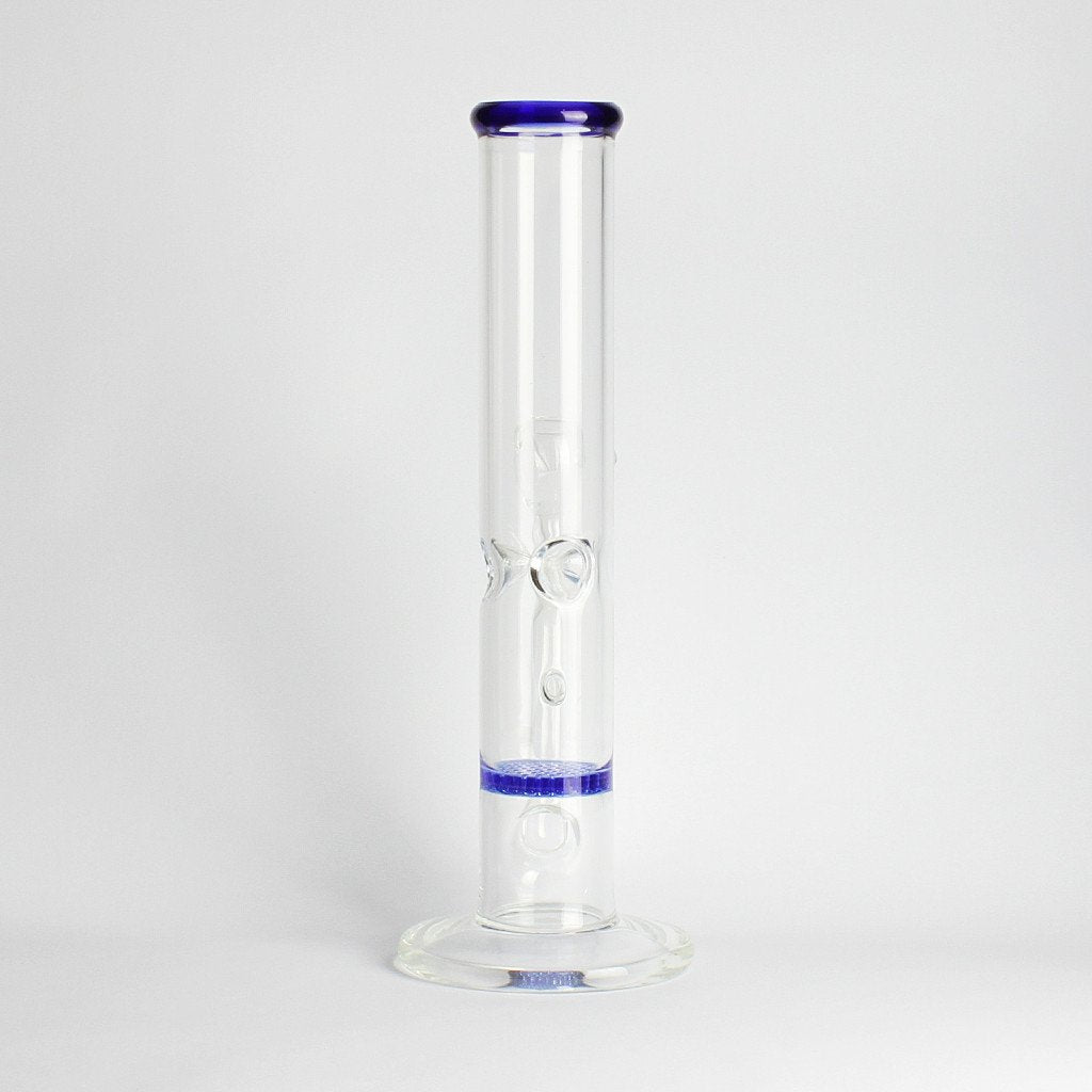 10" blue honeycomb perc water pipe