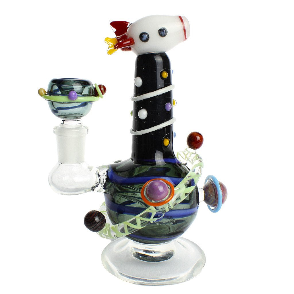 14mm Rocket Ship Mini Rig Water Pipe from Empire Glassworks