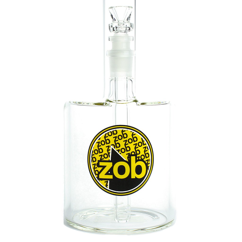Z18 Yellow and Black Logo Zob 18" Water Pipe