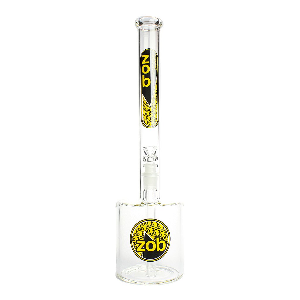 Z18 Yellow and Black Logo Zob 18" Water Pipe