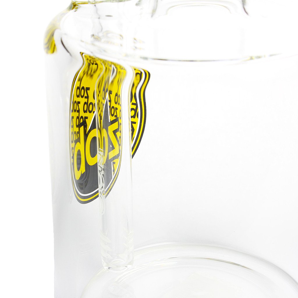Z18 Yellow and Black Logo Zob 18" Water Pipe